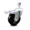 Service Caster 4 Inch Hard Rubber Wheel Swivel 12mm Threaded Stem Caster Total Lock Brake SCC-TSTTL20S414-HRS-M1215 - alternate 2